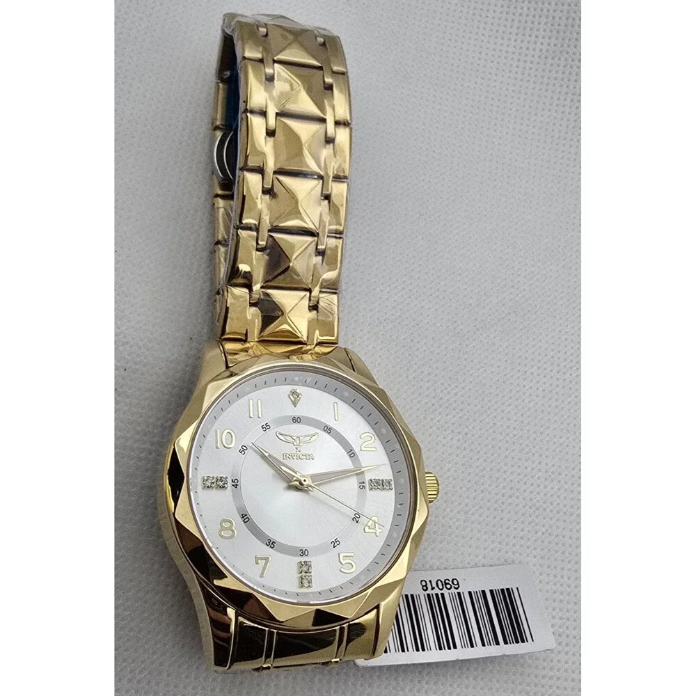 Invicta Specialty I by Invicta Men's Watch 41mm White Dial Gold 69018 Brand New